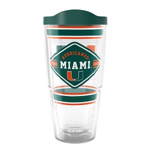 NCAA Miami Hurricanes 24oz First String Classic Tumbler - 1 of 3