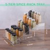 Unique Bargains Clear Acrylic Spice Rack Organizer for Kitchen Countertop Cabinet - image 2 of 4