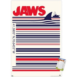 Trends International Jaws - Barcode Unframed Wall Poster Prints - 1 of 4