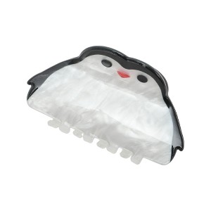 Unique Bargains Cartoon Penguins Hair Clips Black White 1 Pc - 1 of 4