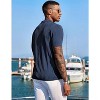 COOFANDY Men's Knit Shirts Short Sleeve Button Down Polo Shirt Fashion Casual Summer Beach Shirts - 4 of 4