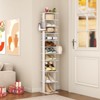 Tree City - 62'' Tall 10-Tier Slim Shoe Rack with Side Hooks for Entryway, Bedroom & Closet ¨C Holds 10¨C20 Pairs - 2 of 4