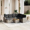 vidaXL Garden Sofa Set Grey - 2 of 4