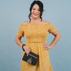 Disney Wallet, Double Pocket Wristlet, Belle Script Debossed, Castle Emblem Gold, Black, Vegan Leather - 4 of 4