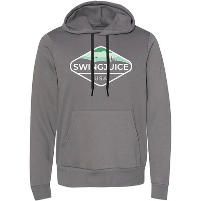 Men's Swing Juice Hoodie Golf Shirt Course Management Storm Medium