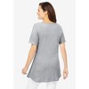 Woman Within Plus Size Embroidered Thermal Tunic - 3 of 4