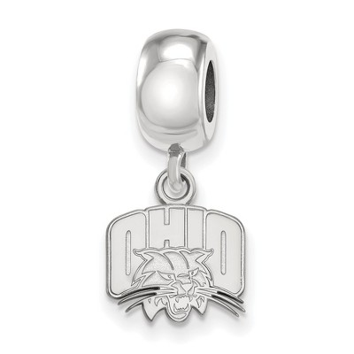 Black Bow Jewelry Sterling Silver Ohio Bobcats NCAA Bead Charm