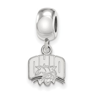 Black Bow Jewelry Sterling Silver Ohio Bobcats NCAA Bead Charm - 1 of 4