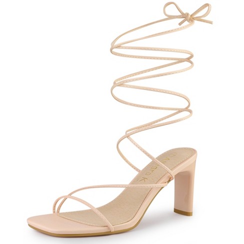 Target sales nude sandals