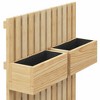 VisioGear 5 Boxes Raised Garden Bed with Trellis, Adjustable Height, and Drainage Hole, Wall-Mounted Planter Box Set, Yellow, 23.5"*6.25"*39.25" - 4 of 4
