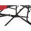Kumasinova Camping Chairs Heavy Duty with Side Table,Outdoor Chairs with Cup Holder,Folding Chair with Pocket,Portable Beach Chair for Fishing&Picnics - 3 of 4