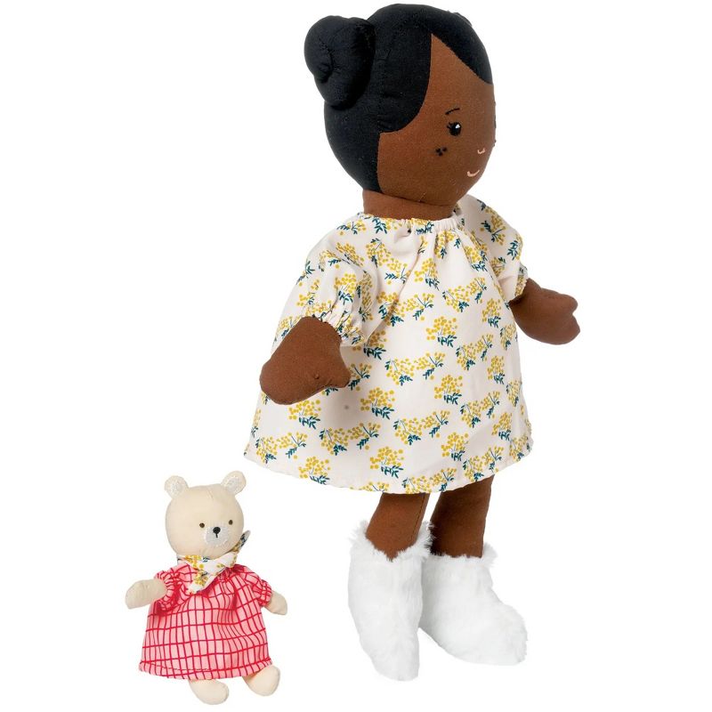 Manhattan Toy Playdate Friends Harper Machine Washable and Dryer Safe 14 Inch Doll with Companion Stuffed Animal, 5 of 13
