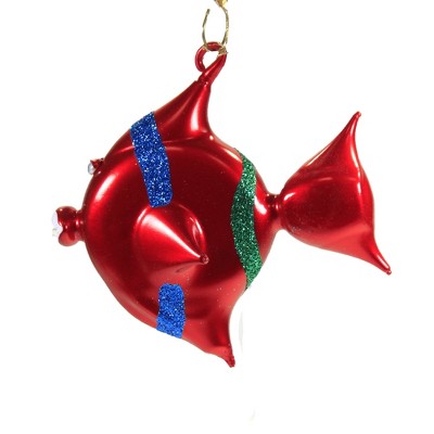 Italian Ornaments 4.0" Angel Fish Ornament Sea Ocean  -  Tree Ornaments