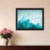 HomeRoots Adventure Awaits Black Framed Print Wall Art - 2 of 3