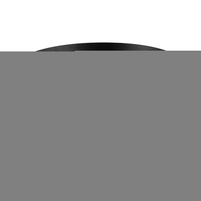 YANSUN 13 in. 3-Light Industrial Caged Drum Matte Black Flush Mount Ceiling Fixture