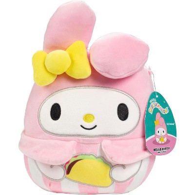 Squishmallows 8" My Melody with Taco - Official Kellytoy Sanrio Plush - Collectible Soft & Squishy Hello Kitty Stuffed Animal Toy - Gift for Girls