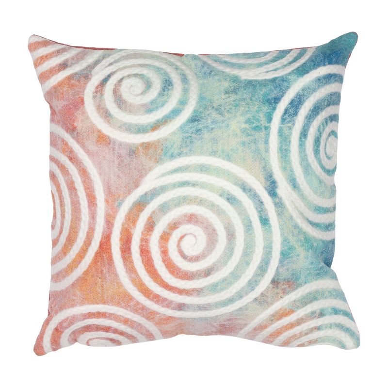 Liora Manne Visions IV Abstract Indoor/Outdoor Pillow, 1 of 6