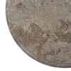vidaXL Table Top Gray Ø15.7"x1" Marble - 4 of 4
