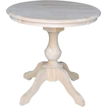 International Concepts 30 inches Round Top Pedestal Table - 28.9 inchesH