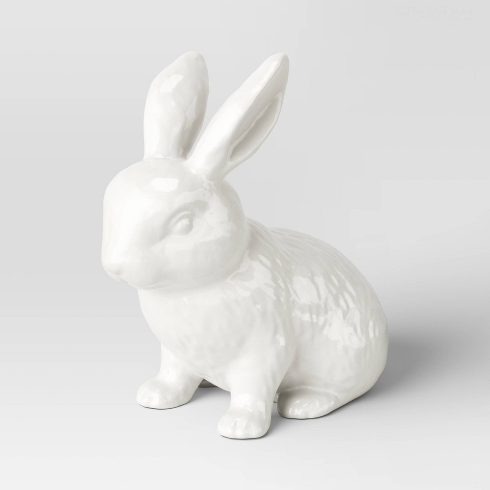Photos - Coffee Table Large Ceramic Decorative Bunny Ivory - Threshold™
