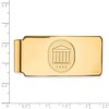 Black Bow Jewelry 10k Yellow Gold Mississippi Rebels NCAA Money Clip - 2 of 3