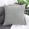 PiccoCasa Luxury Corduroy Corn Striped Cushion Soft Throw Pillow Case - 2 of 4