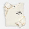 Simply Sage Market Embroidered Fall Vibes Retro Lightweight Garment Dyed Sweatshirt - 2 of 4