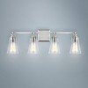 Generation Lighting Monterro 30 1/4" Satin Nickel 4-Light Bath Light - 2 of 3