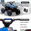 Kids ATV, 12V 4 Wheel Dual Drive Kids Ride On Car with Parent Remote, Music, High/Low Speed, LED Lights - 3 of 4
