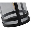Norwell Lighting New Yorker 1 - Light Wall Light in  Acid Dipped Black - 3 of 4