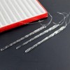 Kurt S. Adler 5.5 Inch Icicle Christmas Clear Twist Tree Ornament Sets - 2 of 4