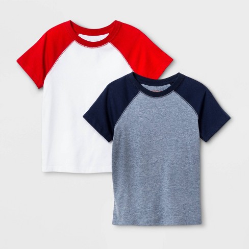 Quarter Sleeve Raglan Tops TSLA Kids 3/4 Sleeve Baseball Jersey Shirts Casual Dynamic Cotton T-Shirts