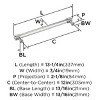 Amerock Farewind Appliance Pull for Large Panels and Oversized Cabinets - 3 of 4