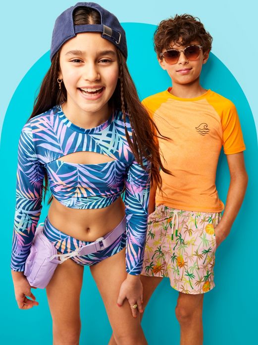 Teenage / Tween Girl Swimsuit - Tropic of Unicorn™