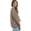 U.S. Apparel Men's & Women's Relaxed Fit Crew Neck Garment Dyed Sweatshirt | Driftwood - 3 of 4