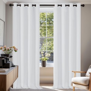 Deconovo Grommet Blackout Curtains, 2 Panels, OEKO-TEX Certified - 1 of 4