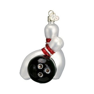 Old World Christmas Blown Glass Ornament for Christmas Tree, Baseball