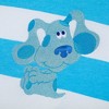 Blue's Clues Embroidered Blue Crew Neck Short Sleeve Blue & White Striped T-shirt - 2 of 2