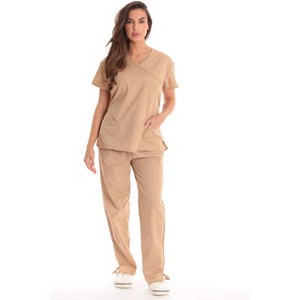 Just Love Women's Scrub Sets Medical Scrubs (Mock Wrap) - Comfortable and Professional Uniform in - 1 of 1