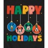 Men's - Disney - Mickey And Friends Happy Holidays Ornaments Graphic Fleece Sweatshirt - 2 of 4