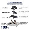 L/XL High-end Soft Velvet Pet Dog Sofa Bed Jumbo Dog Lounger Memory Foam Mattress for Comfort Sleep & Joint Support - 4 of 4