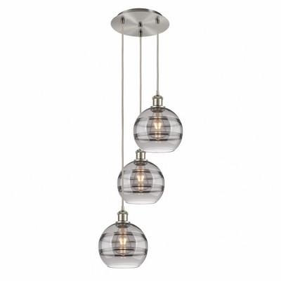 Rochester - 3 Light Cord Hung Multi Pendant In Industrial Style-30.38 Inches Tall and 14.5 Inches Wide