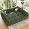 Belffin 9-Seater Sleeper Sectional - Convertible Cloud Couch with Plush Corduroy & All-Module Storage - 4 of 4