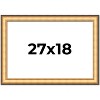 PosterPalooza | Traditional Gold Picture Frame - UV Acrylic, Backing Board, Hanging Hardware Included - 2 of 4