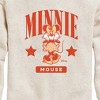 Boys' - Disney - Minnie Mouse Collegiate Graphic Long Sleeve Fleece Sweatshirt - 2 of 4