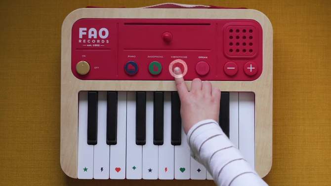 FAO Schwarz Stage Stars Portable Piano and Synthesizer, 2 of 13, play video