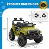 12V Kids Ride on Truck, 3 Speeds Electric Ride on Car with Parent Remote Control, Headlight, Music, Ride on Vehicle Toy for Kids Aged 3-8 - 2 of 4