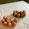 Slickblue Cast Iron Egg Holder, Vintage Farmhouse Design, Kitchen Decorative and Practical, Light or Dark Green, 8.15 In - 2 of 4