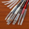 Borciani Bonazzi Brush Guard Kit, 12-Pack Elastic Nylon Protector Sleeves for Paintbrushes or Makeup, Paintbrush Protection, Prevent Fraying, Preserve - 3 of 4