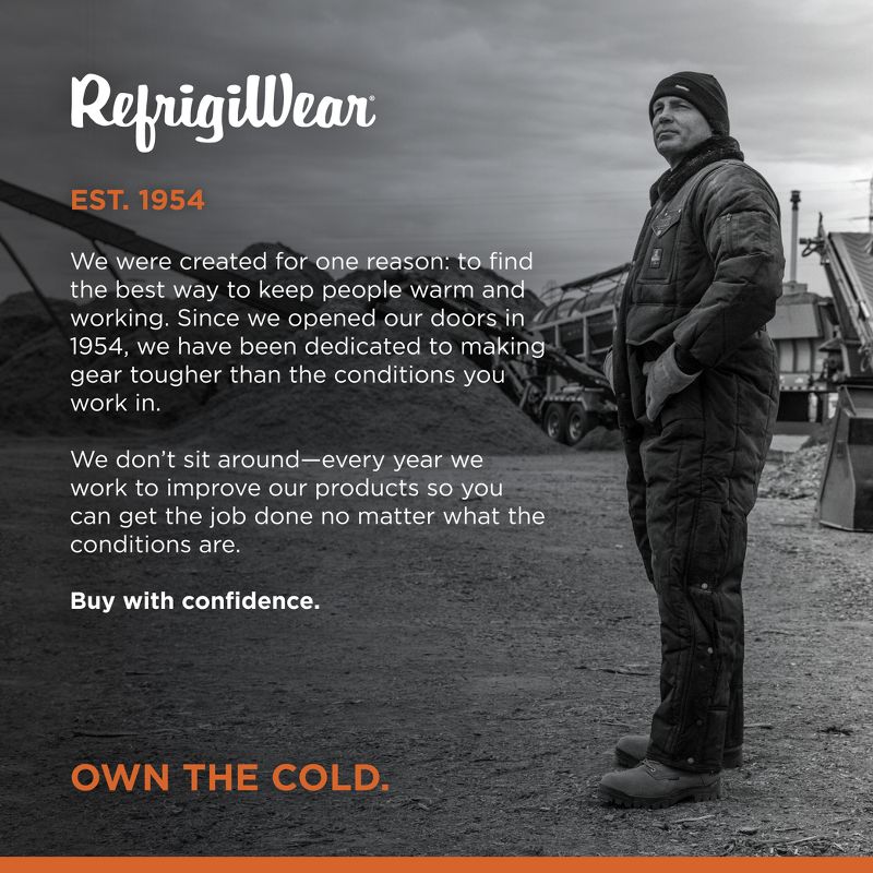 RefrigiWear Men's Iron-Tuff Insulated Coveralls -50F Extreme Cold Protection, 6 of 9